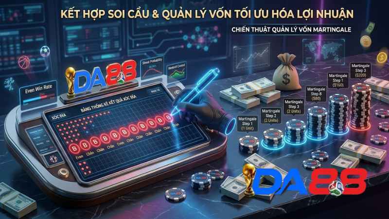 Bảng thống kê kết quả và chiến thuật soi cầu xóc đĩa