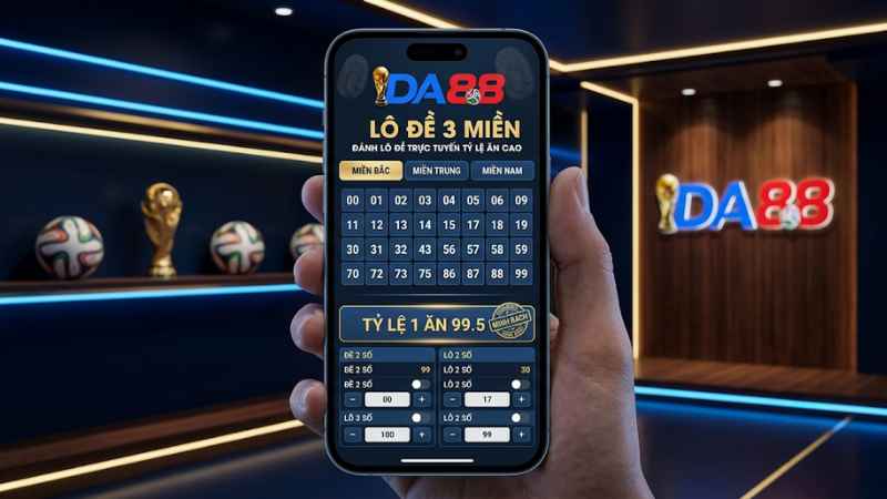 Đánh lô đề trực tuyến tỷ lệ ăn cao tại nhà cái DA88