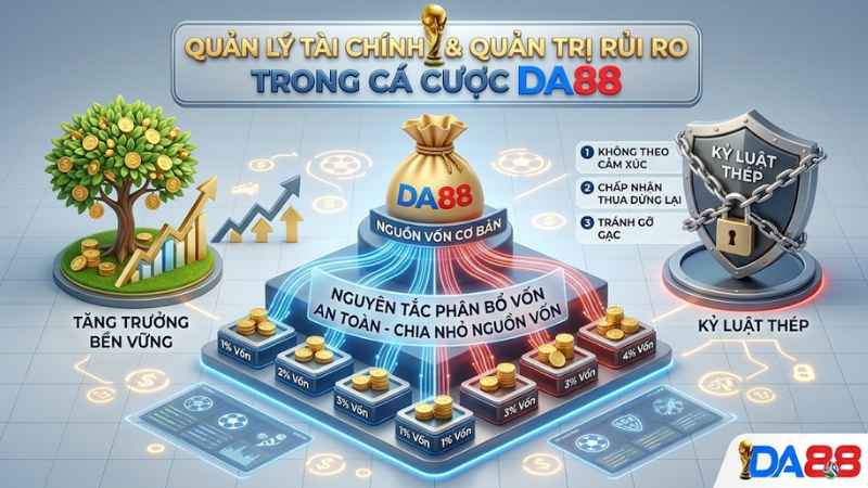Quản lý vốn và quản trị rủi ro khi cá cược DA88
